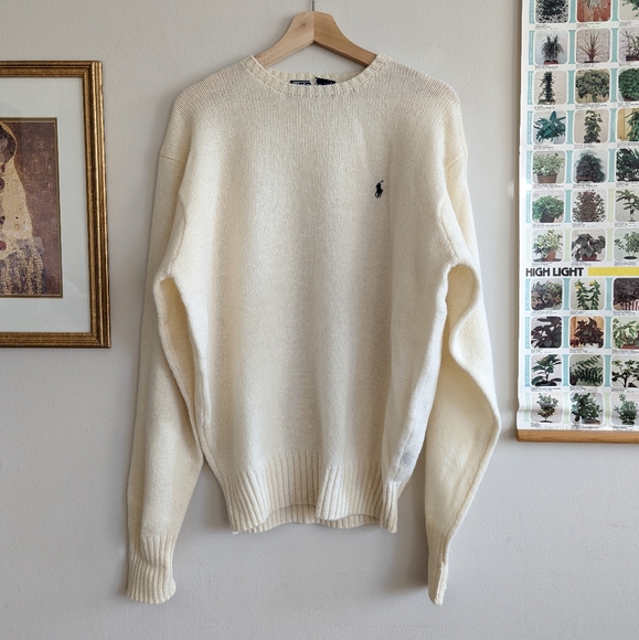 Polo Ralph Lauren Other - Vintage Polo by Ralph Lauren Lambswool Knit Crewneck Sweater